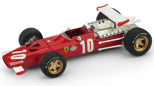 FERRARI 312 F1 PEDRO RODRIGUEZ 1969 N.10 6th ITALY GP 1:43 - Brumm - BM0256