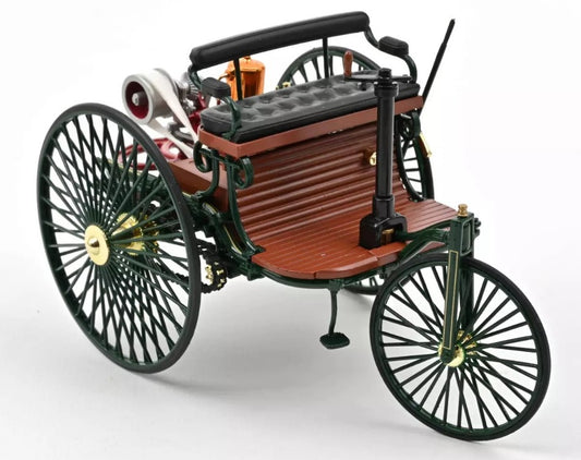 BENZ PATENT-MOTORWAGEN 1886 GREEN
 REPRODUCTION 1:18 - Norev - NV183701R