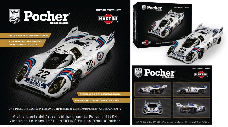 PORSCHE 917K N.22 WINNER 24 H LE MANS 1971 MARKO-VAN LENNEP KIT 1:8 - Pocher - HK122