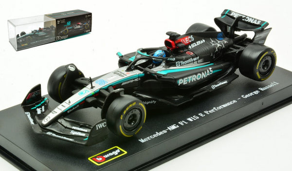 Mercedes - F1 AMG W15 n°63 (2024) 1:43 - G. Russell - Signature - BBurago