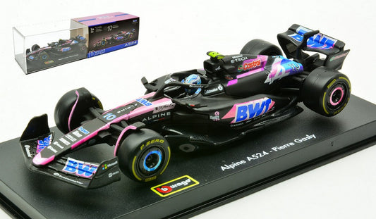 BWT RACING ALPINE A524 N.10 2024 PIERRE GASLY SIGNATURE 1:43 - Burago - BU38220G