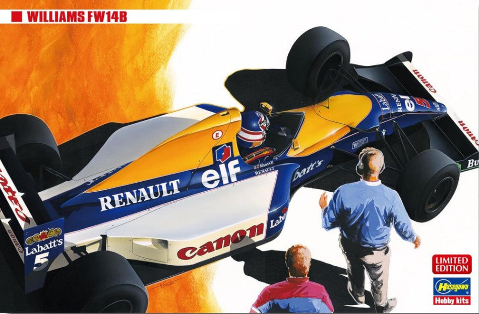 WILLIAMS FW14B 1992 N.MANSELL/R.PATRESE KIT 1:24 - Hasegawa - HA20719