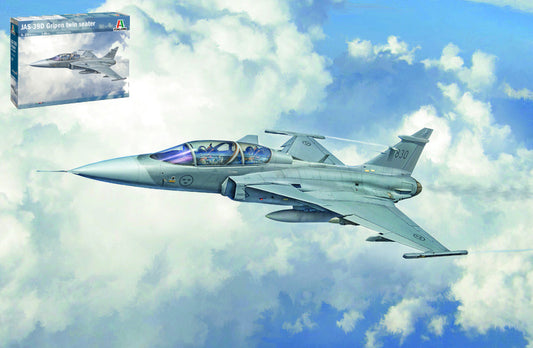 JAS 39 GRIPEN TWIN SEATER KIT 1:48 - Italeri - IT2664