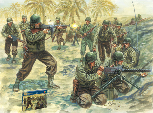 WWII FANTERIA AMERICANA KIT 1:72 - Italeri - IT6120