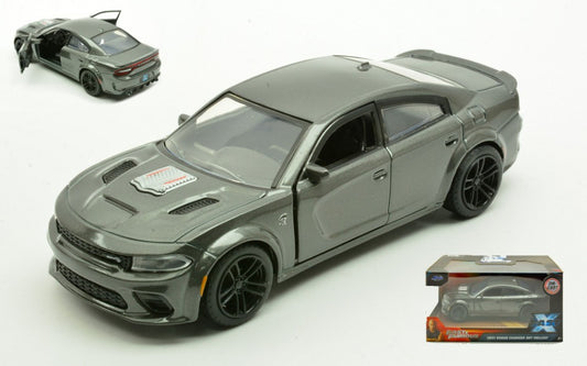DODGE CHARGER SRT HELLCAT FAST & FURIOUS FAST X DARK GREY 1:32 - Jada Toys - JADA34473