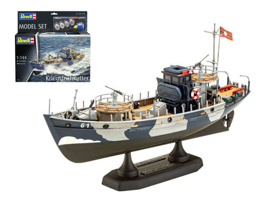 KFK (NAVE DA PESCA DA GUERRA) KRIEGSFISCHKUTTER KIT 1:144 - Revell - RV65242