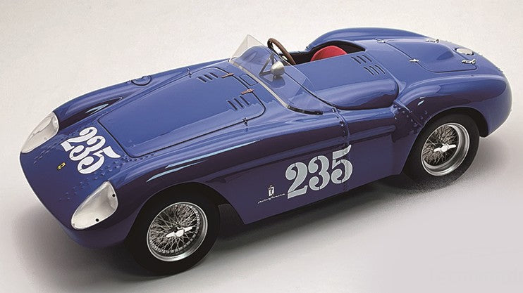 FERRARI 500 MONDIAL N.235 SANTA BARB.ROAD RACES 1954 P.RUBIROSA 1:18 - Tecnomodel - TMD18278C