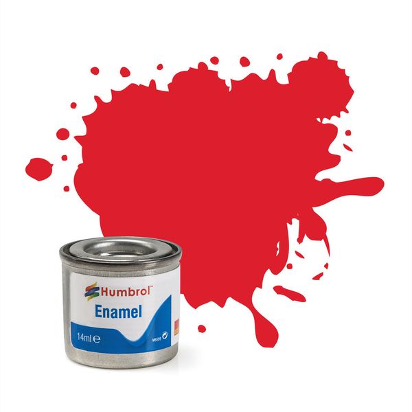 No.19 BRIGHT RED GLOSS Pz.6 - Humbrol - AA0206