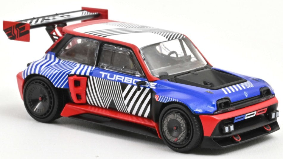 RENAULT CONCEPT R5 TURBO 3E E-TECH 100% ELECTRIC 2023 BLUE & RED 1:43 - Norev - NV517967