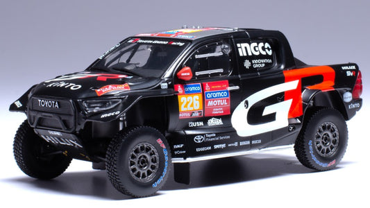 TOYOTA GR DKR HILUX EVO T1U N.226 RALLY DAKAR 2024 VARAIWA-CAZALE 1:43 - Ixo Model - RAM929