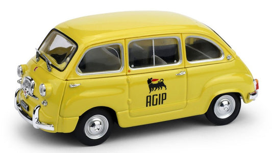 FIAT 600D MULTIPLA 1960 AGIP 1:43 - Brumm - BM0657