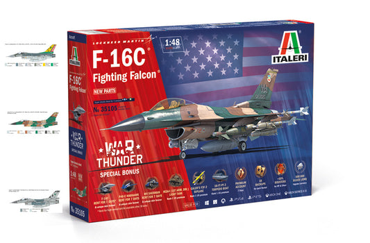 WAR THUNDER F-16C FIGHTING FALCON KIT 1:72 - Italeri - IT35105