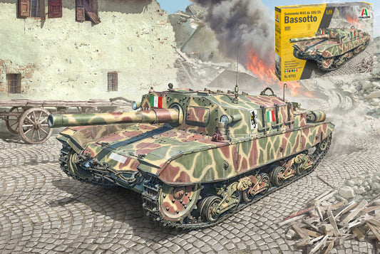 SEMOVENTE M43 DA 105/25 "BASSOTTO" KIT 1:35 - Italeri - IT6751