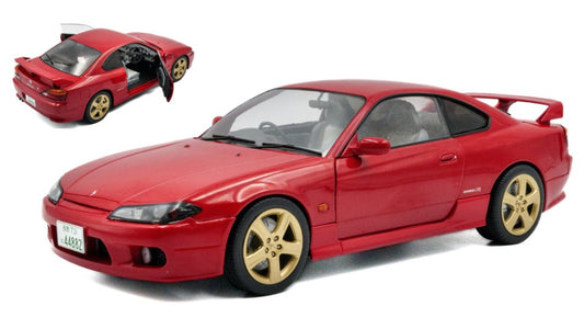 NISSAN SILVIA (S15) COUPE SPEC-R AERO 1999 FLAME RED 1:18 - Solido - SL1812202