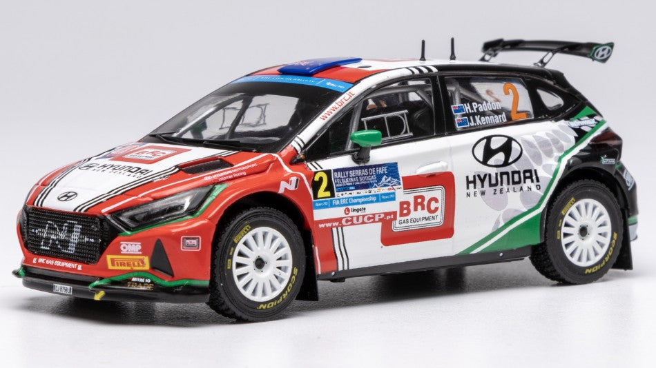 HYUNDAI i20 N N.2 RALLY2 DE SERRAS DE FAFE 2023 PADDON-KENNARD 1:43 - Ixo Model - RAM952A