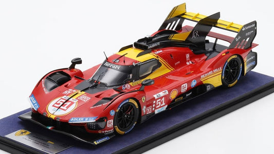 FERRARI 499P N.51 3rd LE MANS 2024 PIER GUIDI-CALADO-GIOVINAZZI 1:18 - Looksmart - LS18LM049