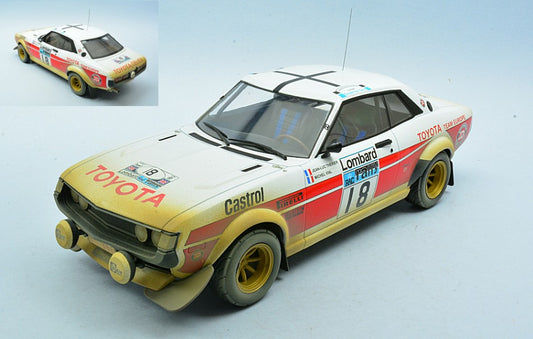 TOYOTA CELICA 2000 GT (RA21) N.18 RAC RALLY 1977 THERIER-VIAL 1:18 - Ixo Model - 18RMC189C