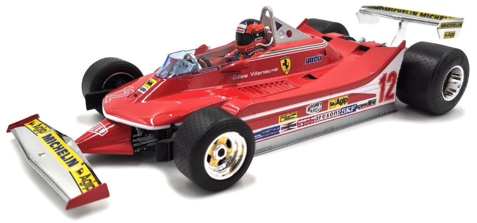 FERRARI 312 T4 N.12 WINNER SOUTH AFRICAN GP 1979 GILLES VILLENEUVE 1:18 - Burago - BU16814V
