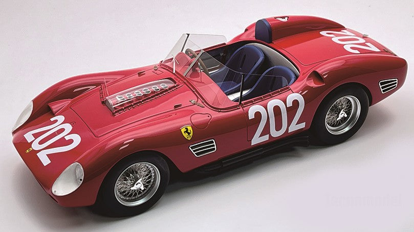 FERRARI 250 TR59-60 N.202 TARGA FLORIO 1960 GINTHER-CABIANCA 1:18 - Tecnomodel - TMD18261D