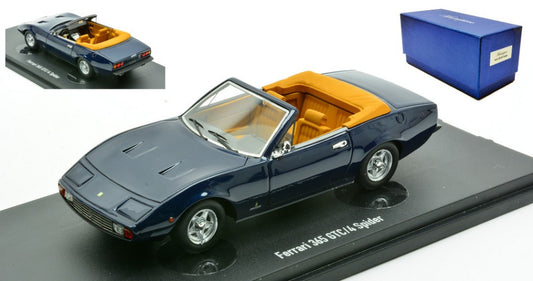 FERRARI 365 GT/4 SPIDER 1971 DARK BLUE "MASTERPIECE" 1:43 - Autocult - ATC90306