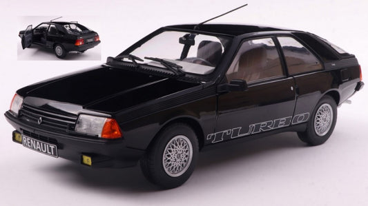 RENAULT FUEGO TURBO COUPE 1980 BLACK 1:18 - Solido - SL1806406
