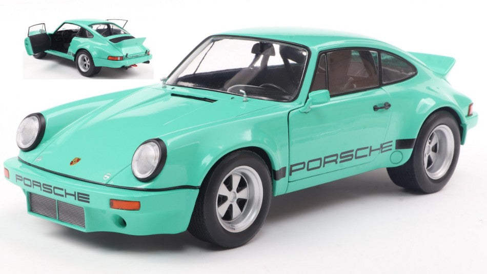 PORSCHE 911 RS 3.0L COUPE IROC DAYTONA 1974 GREEN  1:18 - Solido - SL1810705