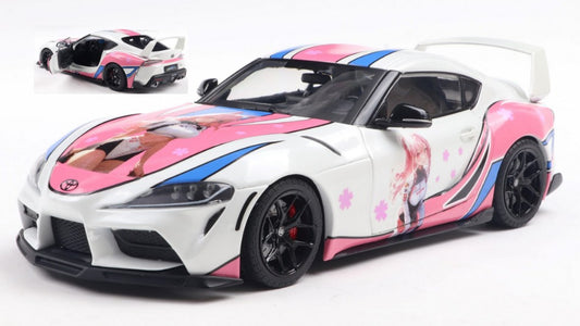 TOYOTA SUPRA GR ITASHA SOLIDO WORKS 2024 WHITE/PINK 1:18 - Solido - SL1809008