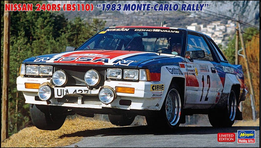NISSAN 24ORS MONTE CARLO RALLY 1983 KIT 1:24 - Hasegawa - HA20727