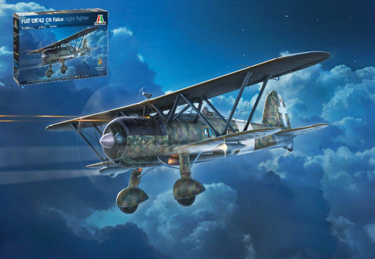 FIAT CR.42 CN "FALCO" NIGHT FIGHTER KIT 1:72 - Italeri - IT1485
