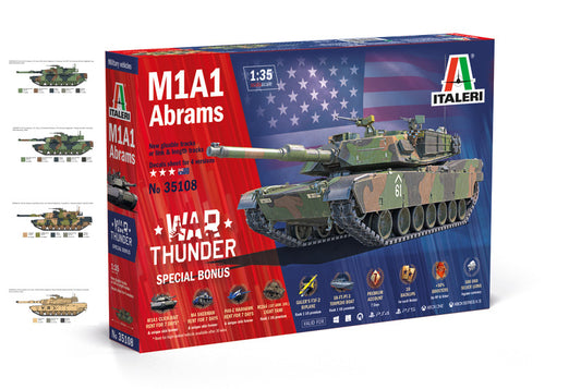 WAR THUNDER M1A1 ABRAMS KIT 1:35 - Italeri - IT35108