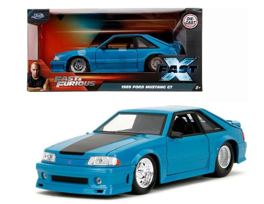 FORD MUSTANG GT FAST & FURIOUS BLUE 1:24 - Jada Toys - JADA253203098