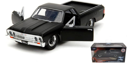 CHEVROLET EL CAMINO FAST & FURIOUS MATT BLACK 1:32 - Jada Toys - JADA34414