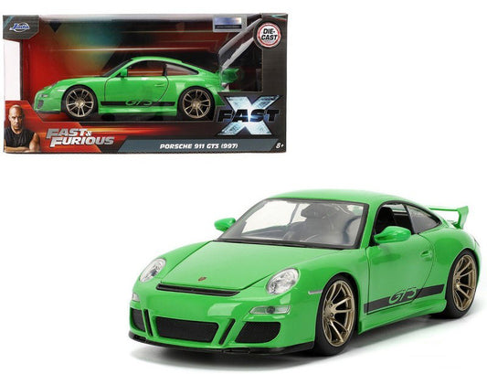 PORSCHE 2007 FAST & FURIOUS GREEN 1:24 - Jada Toys - JADA34919