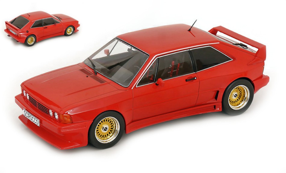 VW SCIROCCO RIEGER GTO 1980 RED 1:18 - ModelCarGroup - MCG18446