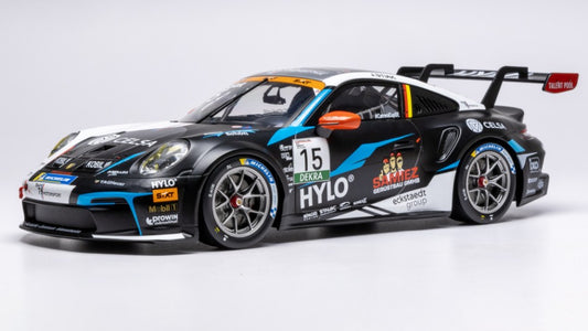 PORSCHE 911 GT3 CUP N.15 PORSCHE CUP OSCHERSLEBEN 2024 J.STIAK 1:18 - Ixo Model - 18RMC220