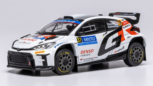 TOYOTA GR YARIS N.37 RALLY2 FINLAND 2024 YAMAMOTO-SALMINEN 1:43 - Ixo Model - RAM956