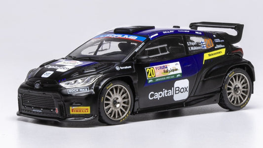 TOYOTA GR YARIS N.20 RALLY2 JAPAN 2024 PAJARI-MALKONEN 1:43 - Ixo Model - RAM971