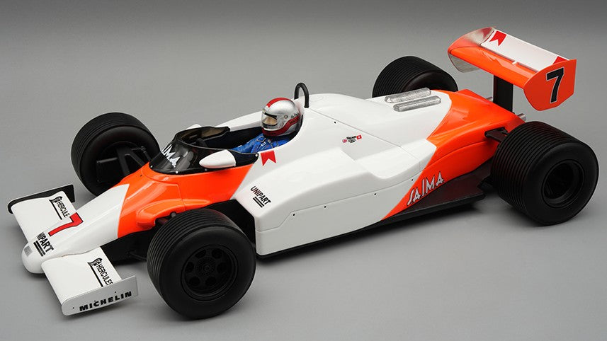 MCLAREN MP4/1C N.7 MONACO GP 1983 J.WATSON (RAIN TYRES) W/DRIVER 1:18 - Tecnomodel - TMD18402D