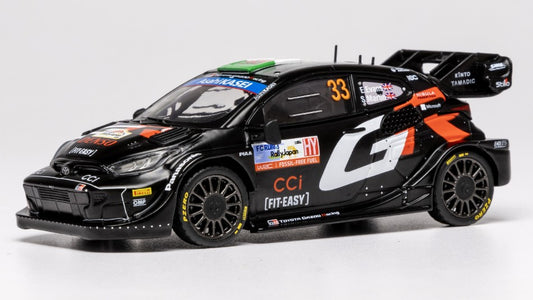 TOYOTA GR YARIS N.33 RALLY1 JAPAN 2024 EVANS-MARTIN 1:43 - Ixo Model - RAM965