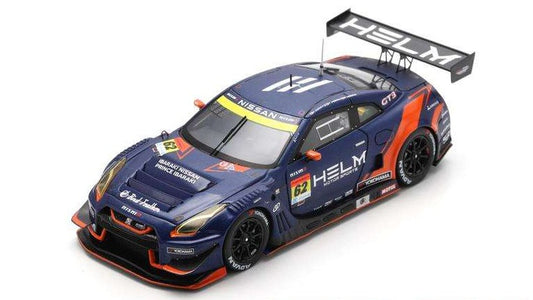 HELM MOTORSPORTS GT-R N.62 SUPER GT300 2024 HIRATE-HIRAKI-R.HIRAKI 1:43 - Spark Model - SGT180