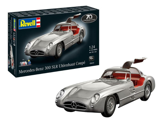GIFT SET MERCEDES 300 SLR UHLENHAUT COUPE' 70th ANNIVERSARY KIT 1:24 - Revell - RV05633
