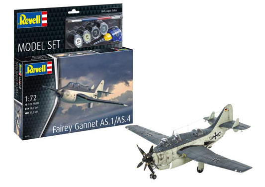 FAIREY GANNET AS.1/AS.4 MODEL SET KIT 1:72 - Revell - RV63775