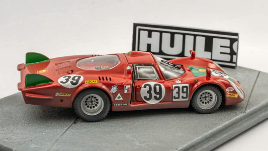 ALFA ROMEO 33.2 N.39 24 H LE MANS 1968 IGNAZIO GIUNTI DIORAMA 1:43 - Best Model - BT9872D