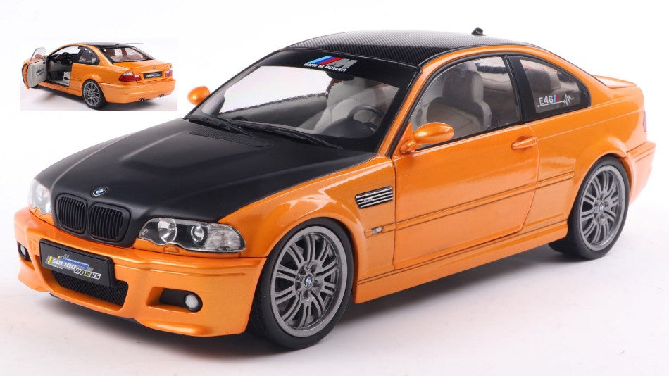 BMW E46 M3 COUPE SOLIDO
WORKS 2000 ORANGE 1:18 - Solido - SL1806509