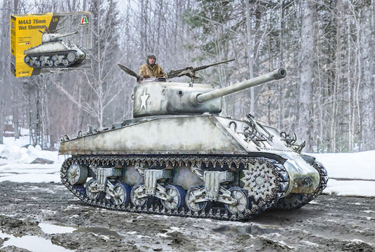 M4A3 76mm "WET" SHERMAN KIT 1:35 - Italeri - IT96440