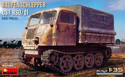 RAUPENSCHLEPPER OST RSO/01 MID PROD.KIT 1:35 - Miniart - MIN35480