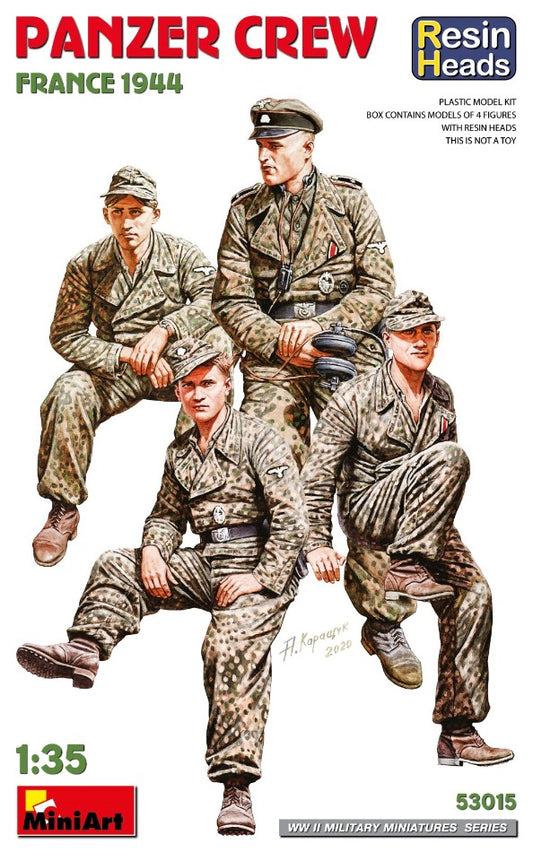 PANZER CREW FRANCE 1944 KIT 1:35 - Miniart - MIN53015