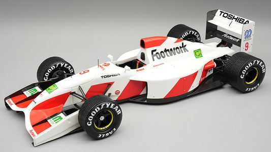 FOOTWORK FA13 SPAIN GP 1992 RAIN TYRES M.ALBORETO 1:18 - Tecnomodel - TMD18375D