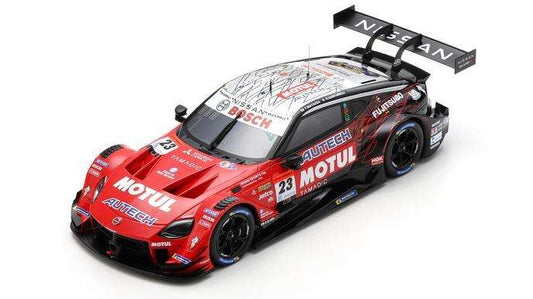 MOTUL AUTECH N.23 SUPER GT500 2023 T.MATSUDA-R.QUINTARELLI 1:18 - Spark Model - 18SGT003
