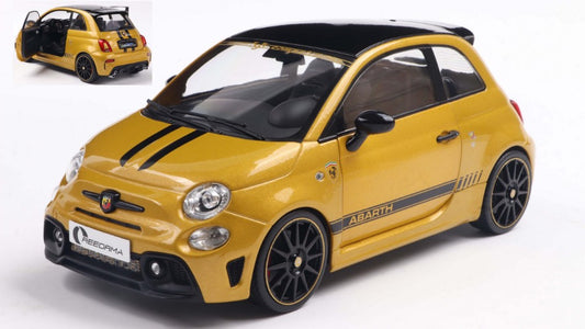 FIAT NUOVA 500 ABARTH 595 2022 MET.YELLOW/BLACK 1:18 - Solido - SL1811306